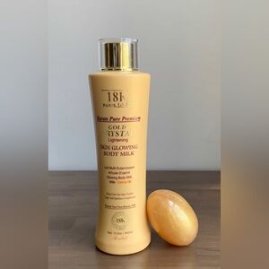 18k Gold Paris Gold Lotion and soap